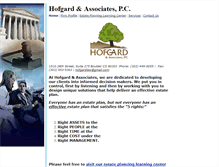 Tablet Screenshot of hofgardlaw.com